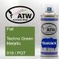 Preview: Fiat, Techno Green Metallic, 019 / PGT: 400ml Sprühdose, von ATW Autoteile West.